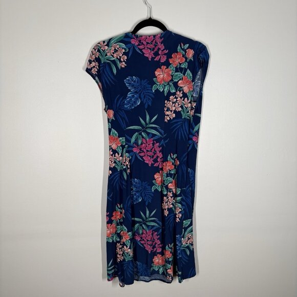 Tommy Bahama Women L Carmela Fabric Clara Breezy Bouquet Faux-Wrap Dress NWOT - Picture 12 of 12